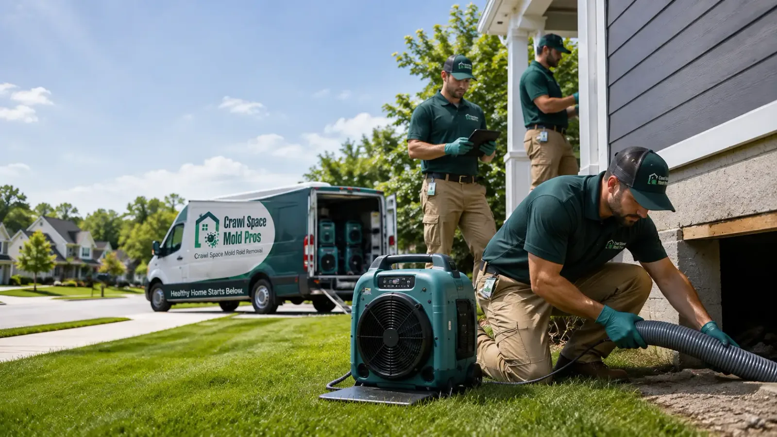 Crawl Space Mold Removal in Flatwoods, WV